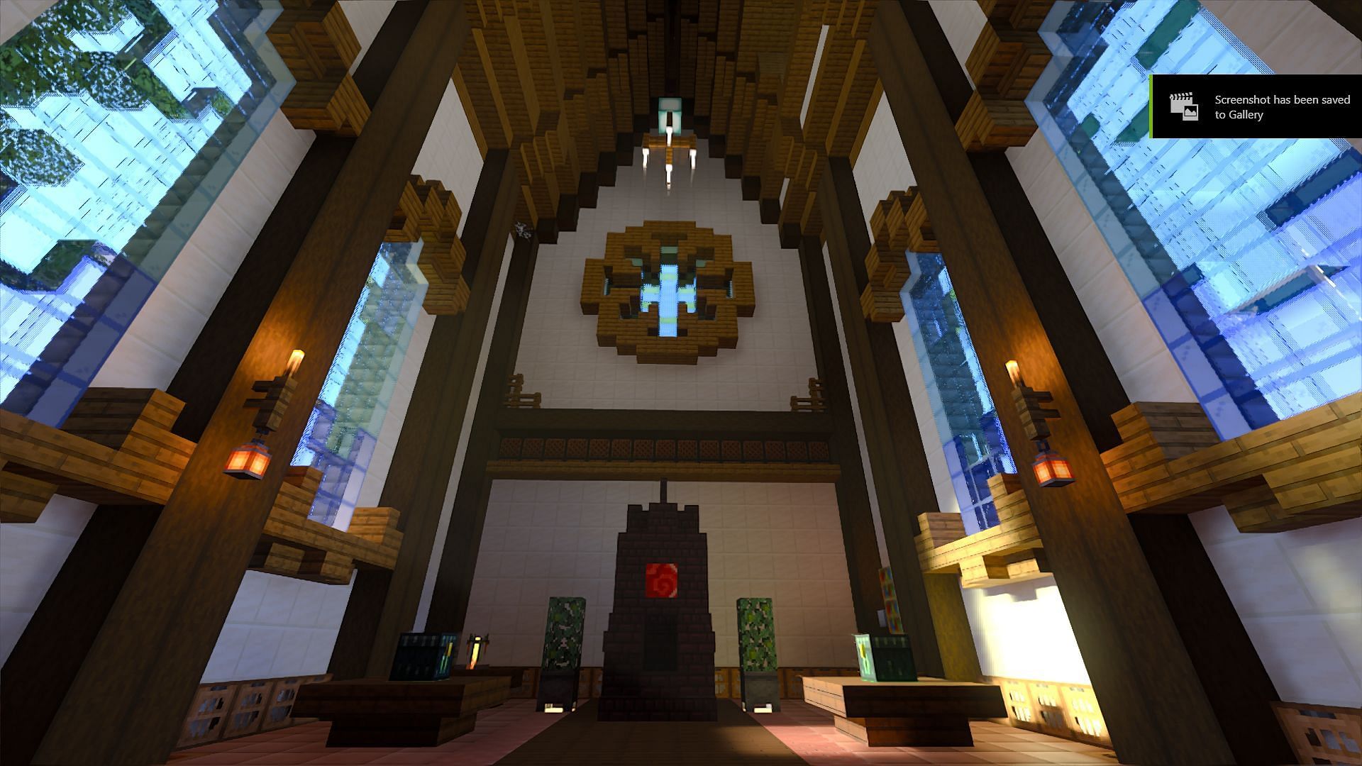 Mega builds are an integral part of the game's massive community (Image via Sportskeeda Gaming || Mojang Studios/)